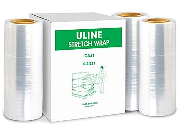 Uline Stretch Wrap - Cast, 90 gauge, 12" x 1,500' S-2431