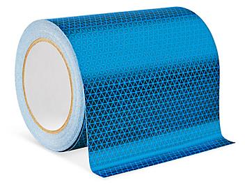 Outdoor Reflective Tape - 6" x 50', Blue S-24328BLU