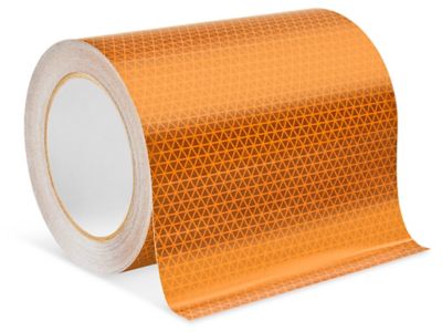 Outdoor Reflective Tape - 6" x 50', Orange S-24328ORG