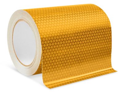 Outdoor Reflective Tape - 6" x 50', Yellow S-24328Y