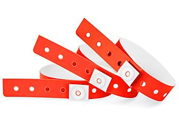 Plastic Wristbands - Red S-24335R