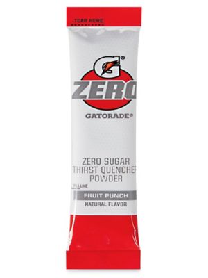 Gatorade® Zero Powder 16.9 oz, Fruit Punch S24341F Uline