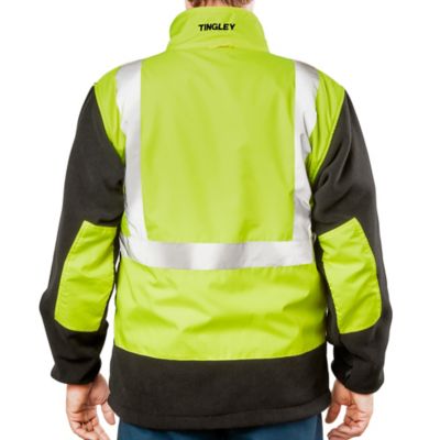 Class 2 Hi-Vis Fleece Jacket - XL S-24343-X - Uline