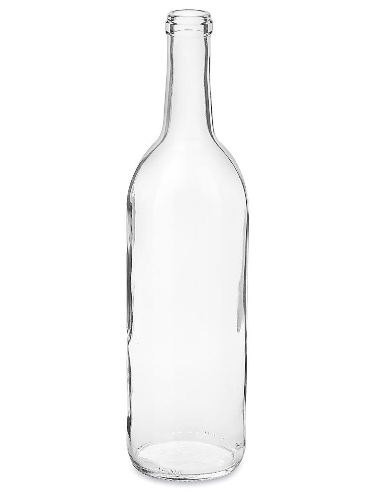 Bær retfærdig Verdensvindue Wine Bottles - 750 mL, Clear S-24386C - Uline
