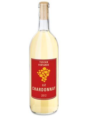 GOLDBEARUK Bottiglie vuote per bicchieri da vino, 750 ml, set da 12 (glassato trasparente