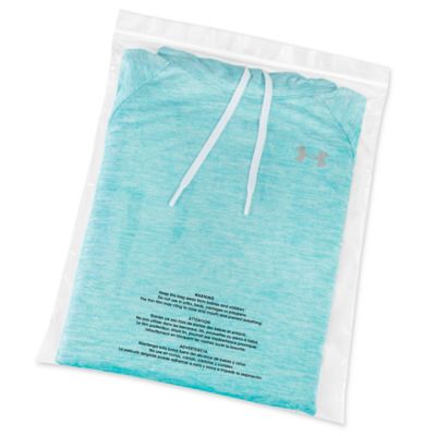 Reclosable Suffocation Warning Bags - 2 Mil, 12 x 15" S-24395