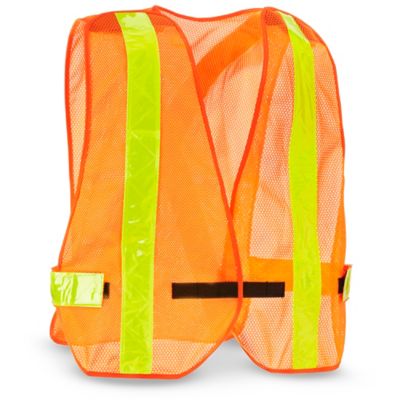 General Purpose Hi-Vis Safety Vest - Reflective, Orange, 2XL/3XL S-24436ORG2X