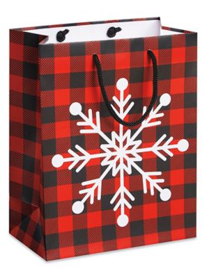 Holiday Eurototes - 8 x 4 x 10", Cub, Snowflake S-24445RPS