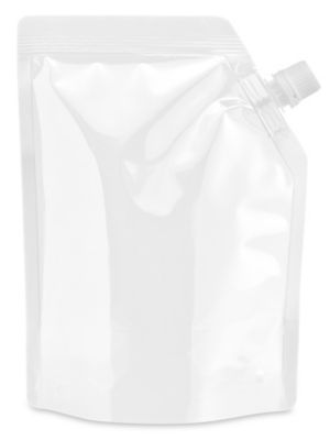  Spouted Stand-Up Barrier Pouches - 6 1/2 x 8 1/2 x 3 1/2"