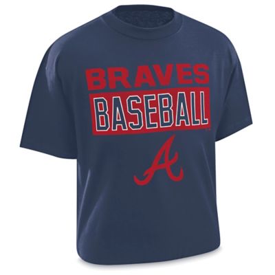 MLB T-Shirt - Atlanta Braves, Large S-24472ATL-L - Uline