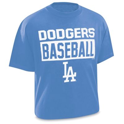 MLB T-Shirt - Los Angeles Dodgers, Large S-24472DOD-L - Uline