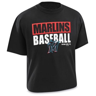 MLB T-Shirt - Miami Marlins, Large S-24472MAR-L - Uline