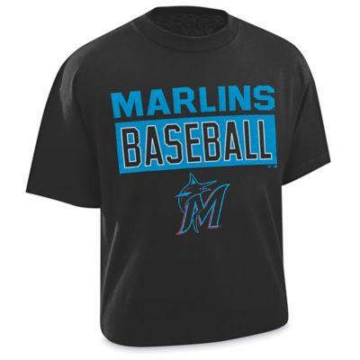 MLB T-Shirt - Miami Marlins, Large S-24472MAR-L - Uline