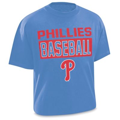 MLB T-Shirt - Philadelphia Phillies, 2XL S-24472PHI2X - Uline