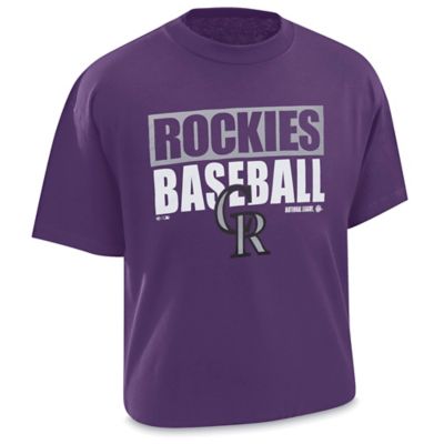 MLB T-Shirt - Colorado Rockies, Large S-24472ROC-L - Uline