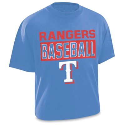 MLB T-Shirt - Texas Rangers, Large S-24472TEX-L - Uline