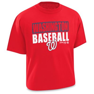 MLB T-Shirt - Washington Nationals, Large S-24472WAS-L - Uline
