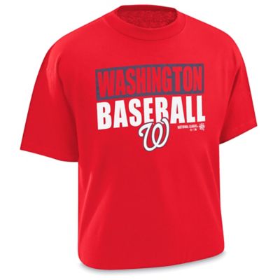 Washington Nationals Flag W Logo T-shirt 6 Sizes S-3XL!!