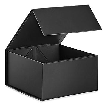 Magnetic Gift Boxes - Matte, 6 x 6 x 2 3/4", Black S-24510BL