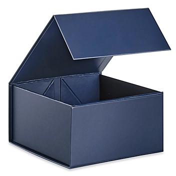 Magnetic Gift Boxes - Matte, 6 x 6 x 2 3/4", Navy S-24510NB