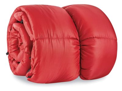 rolled sleeping bag