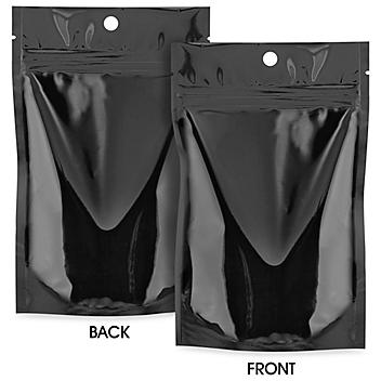 Hang Hole Stand-Up Pouches - 5 x 8 x 2 1/2"