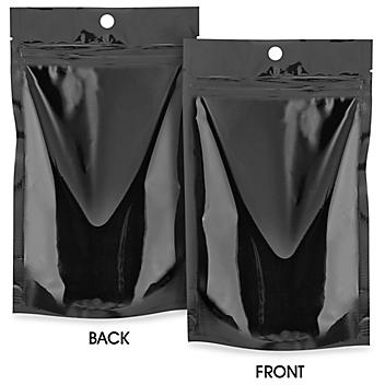 Hang Hole Stand-Up Pouches - 6 x 9 x 3"