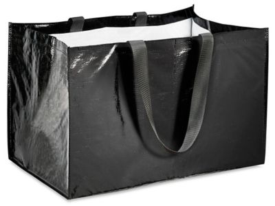 Reusable Shopping Bags - 12 x 10 x 14, White S-14328W - Uline