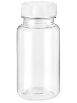 ELYSAID 4 unids de 3.4 fl oz botellas de vidrio transparente vacías viales  con tapón de corcho tarros de almacenamiento 47 × 3.543 in botellas