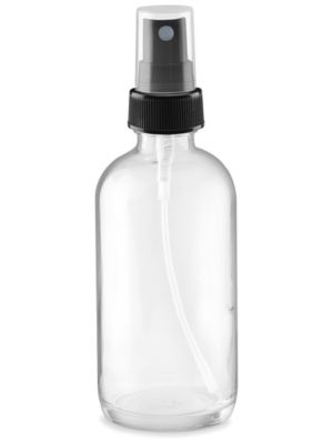 Glass Spray Bottles 4 oz Clear S 24563C Uline