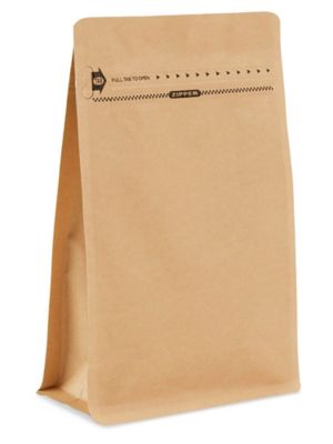 Square Bottom Bags - 5 x 8 x 3", Kraft S-24577KRFT