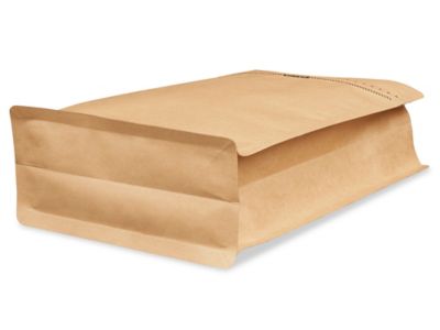 Bolsas Kraft, Bolsas de Papel Kraft, Bolsas Café en Existencia - ULINE