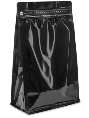 Square Bottom Bags - 7 x 11 x 4", Glossy Black S-24580BL