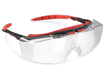 Uline Deluxe Otg Safety Glasses Clear Lens S 24597c Uline