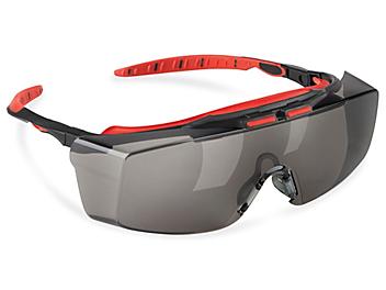 Uline Deluxe OTG Safety Glasses - Smoke Lens S-24597SM