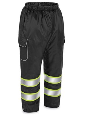 Class 3 Hi-Vis Black Polar Pants - Medium S-24600-M