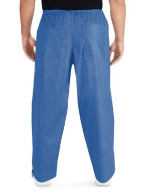 Uline Disposable Scrub Pants - Navy, XL S-24602NB-X - Uline