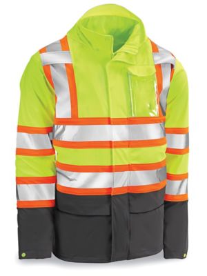 High visibility rain jacket best sale