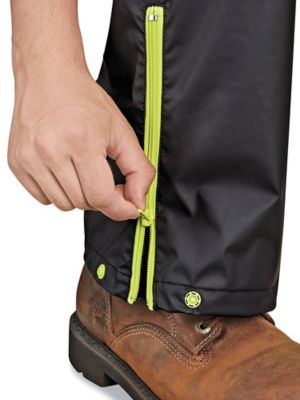 Class 3 Hi-Vis Flex-Vis Rain Pants - Large S-24604-L - ULINE