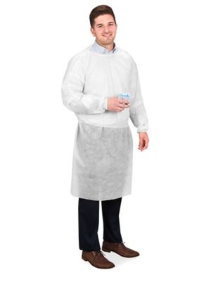Uline Industrial Gowns - White S-24612W