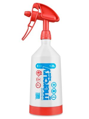 360° Dual Action Spray Bottles - 34 oz, Red S-24631R - Uline