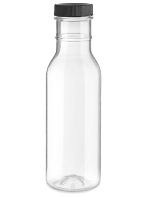 Plastic Sauce Bottles Bulk Pack - Ring Neck, 12 oz S-24632B