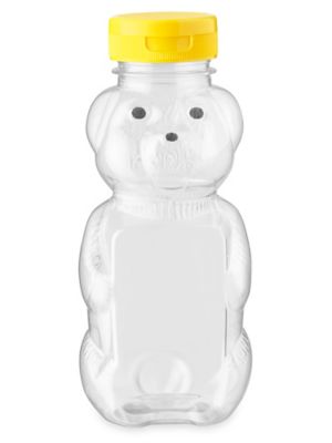 Plastic Honey Bottles Bulk Pack - Bear, 8 oz (12 oz Honey Weight