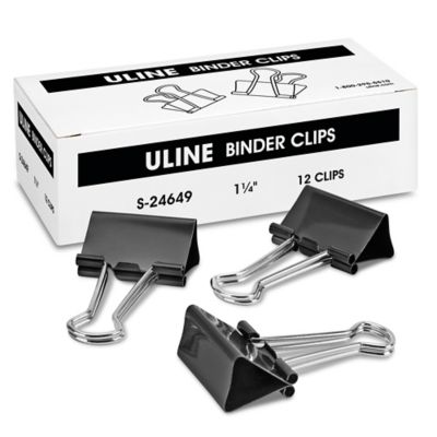 White binder clips deals medium