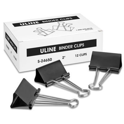 BINDER CLIP 6PK 3/8