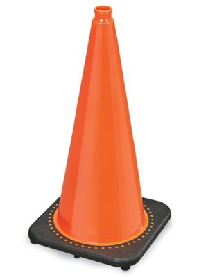 Heavy Duty Standard Traffic Cones - 28", Orange S-24653ORG