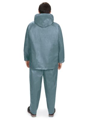 Green rain suit on sale