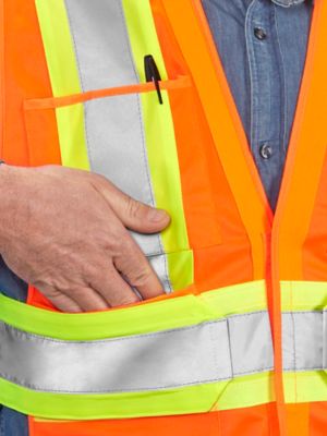 Gilet de sécurité - jaune et orange