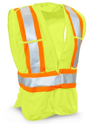  Gilet de sécurité à haute visibilité ignifuge détachable avec poches – Classe 2