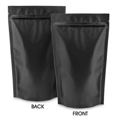  Matte Stand-Up Barrier Pouches - 6 x 11 x 3"